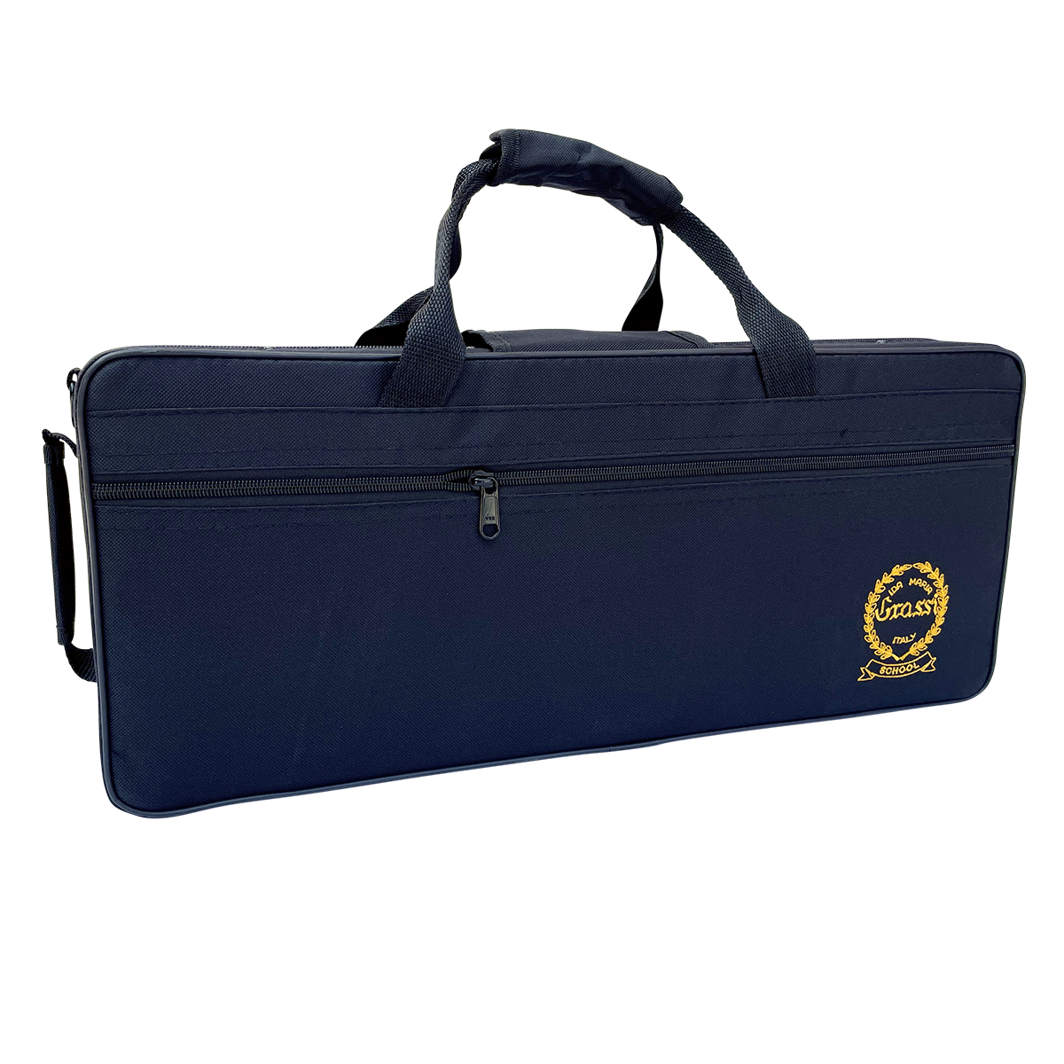 Grassi GRSTR500 Bb Trumpet Gold Lacquer School Series with Case, Cleaning Cloth, Piston Oil, and Mouthpiece — view 2