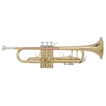 Grassi GRTR210 Bb Trumpet Gold Lacquer with Backpack Case and Accessories — view 2