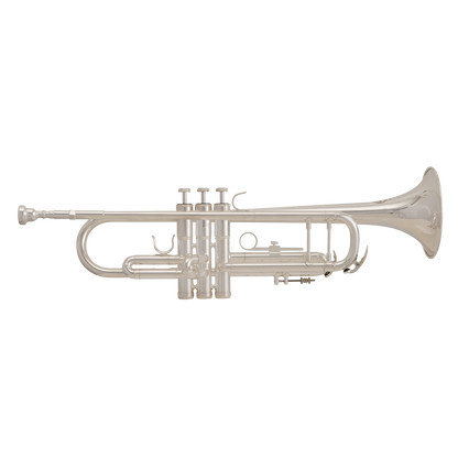 Grassi GRTR210AG Bb Trumpet Silver Plated with Backpack Case — view 2