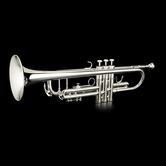Grassi GRTR210AG Bb Trumpet Silver Plated with Backpack Case