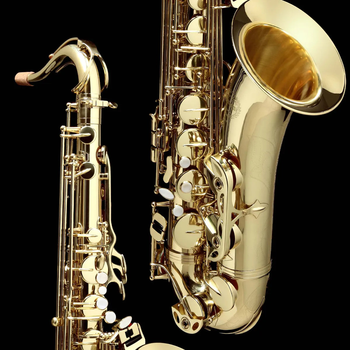 Grassi TS210 Bb Tenor Saxophone with Gold Lacquer Finish, Backpack Foam Case, Adjustable Thumb Rest — view 2