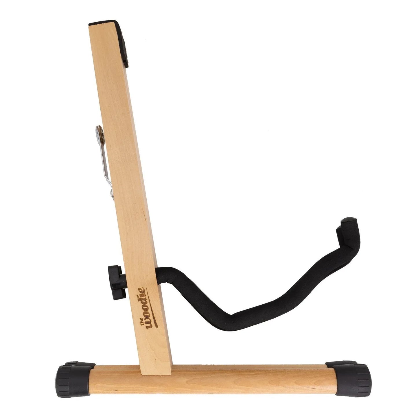 Fretz Woodie 5 Wooden Folding A-Frame Guitar Stand for Acoustic, Electric, Bass Guitars - Natural Finish — view 3