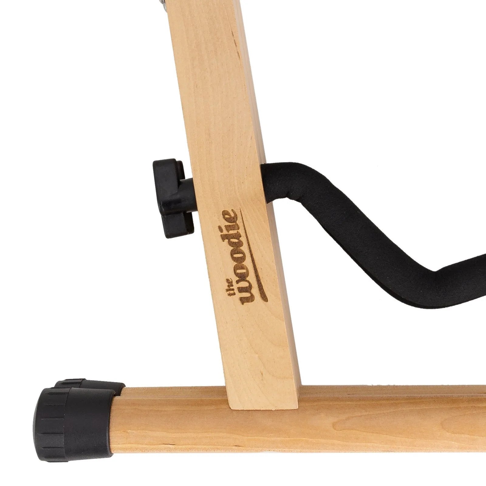 Fretz Woodie 5 Wooden Folding A-Frame Guitar Stand for Acoustic, Electric, Bass Guitars - Natural Finish — view 4