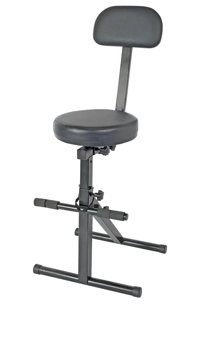Xtreme Performer Stool Height Adjustable with Footrest & Backrest — view 2