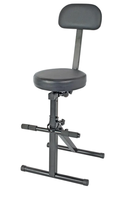 Xtreme Performer Stool Height Adjustable with Footrest & Backrest — view 2