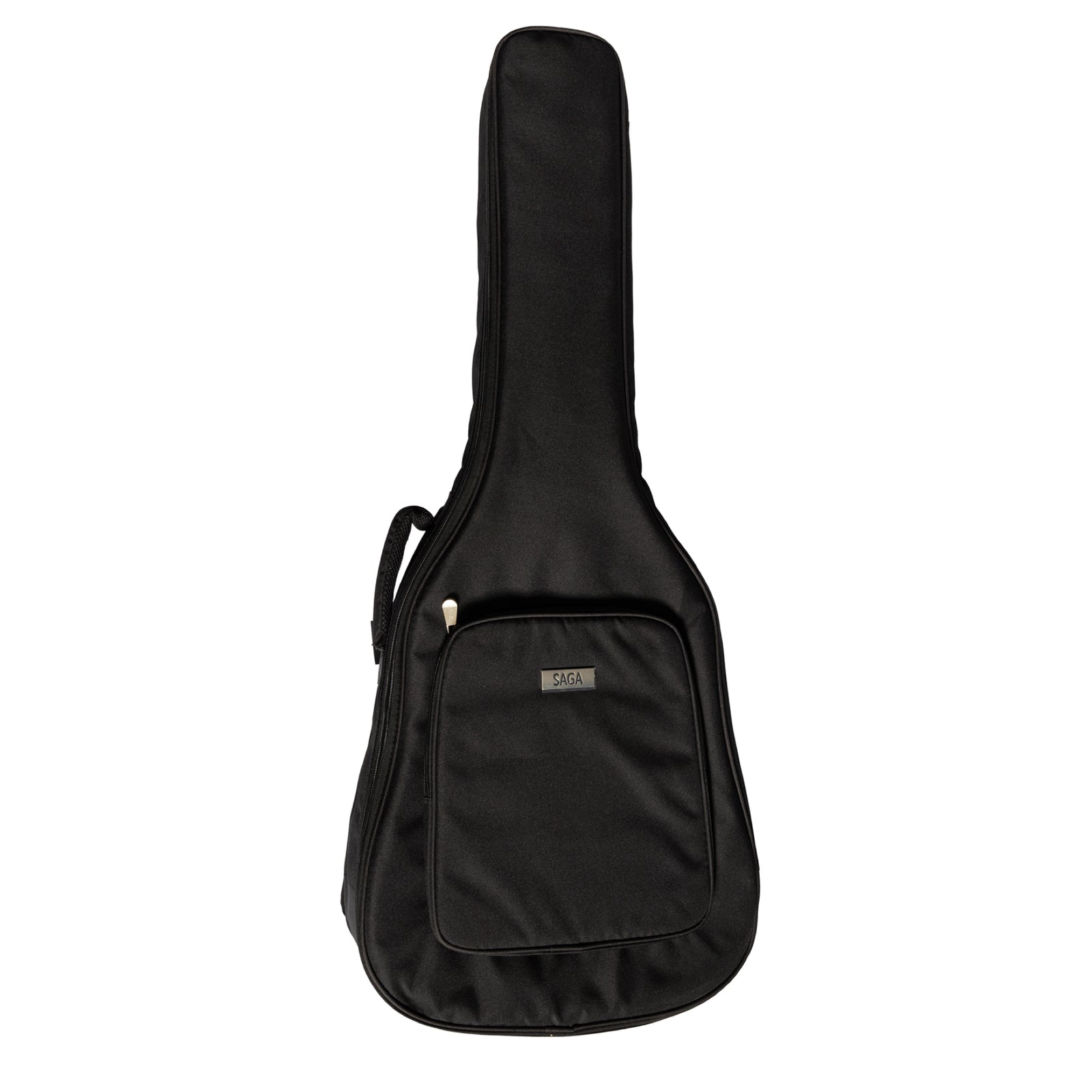 Saga GS700 Solid Spruce Top Small Body Acoustic Guitar with Gigbag, Right-Handed, Matte Finish, 6 Strings, Passive Piezo Pickup — view 3