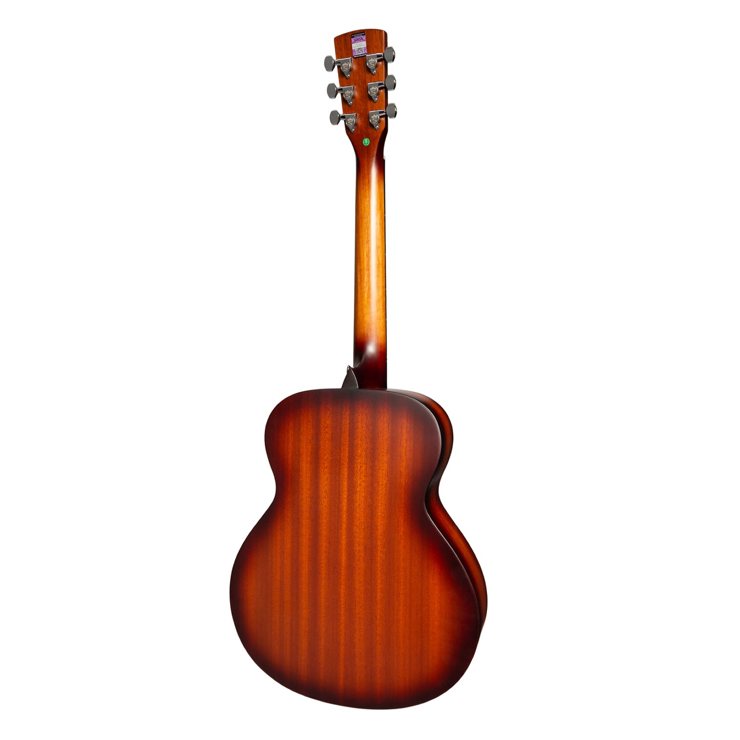 Saga GS700 Solid Spruce Top Small Body Acoustic Guitar with Gigbag — view 2