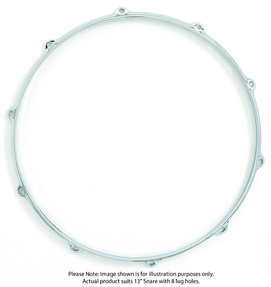 Gibraltar 13" 8 Lug Snare Side Die Cast Hoop with Reinforced Tension Points