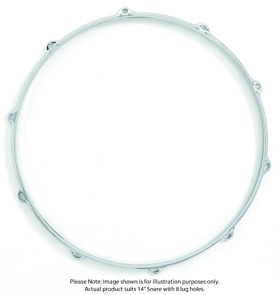 Gibraltar 14" 8 Lug Die Cast Snare Batter Side Hoop with Reinforced Tension Points