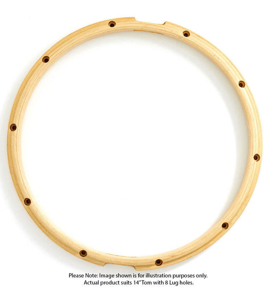 Gibraltar 14" 8 Lug Snare Side Maple Wood Hoop