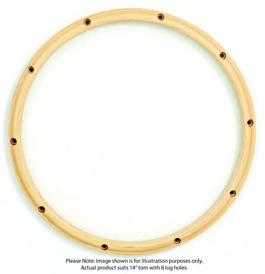 Gibraltar 14" 8 Lug Snare Batter Side Maple Wood Hoop