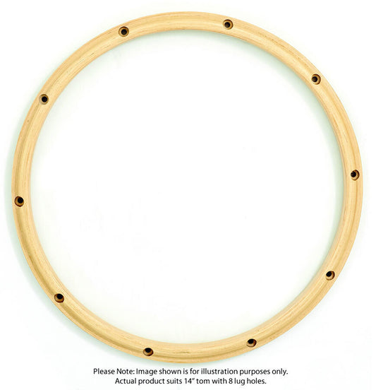 Gibraltar 14" 8 Lug Snare Batter Side Maple Wood Hoop