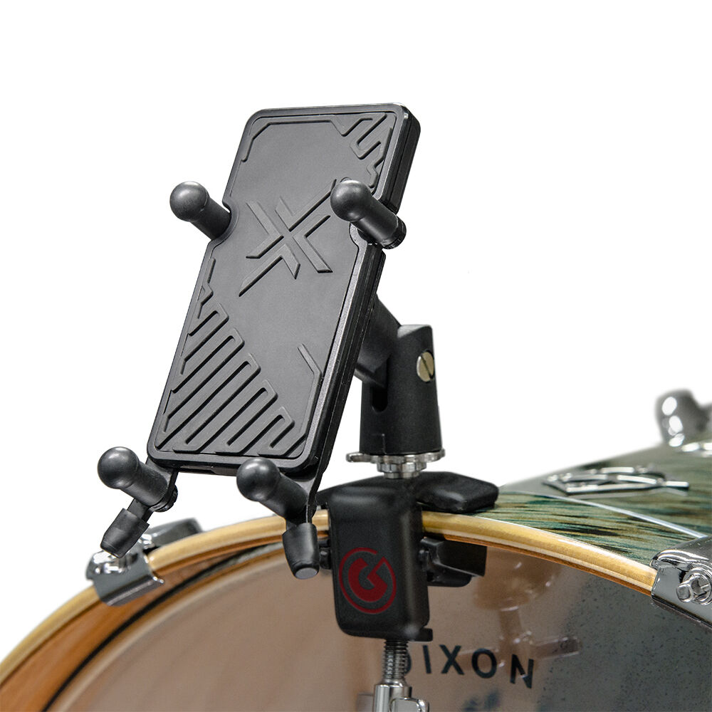 Gibraltar Bass Drum Smart Phone Mount with Adjustable Arm and Heavy Duty Clamp — view 3