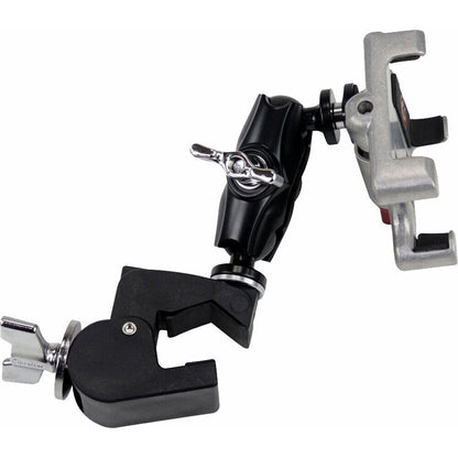 Gibraltar Dual Adjust All-Cast Metal Smartphone Holder with Heavy-Duty C Clamp — view 2