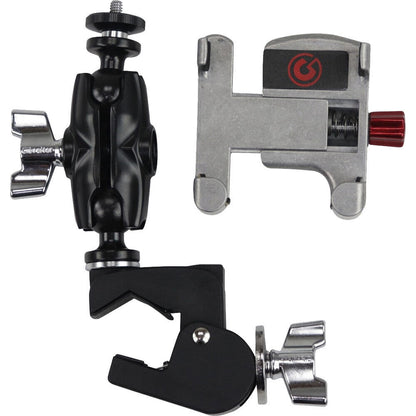 Gibraltar Dual Adjust All-Cast Metal Smartphone Holder with Heavy-Duty C Clamp — view 4