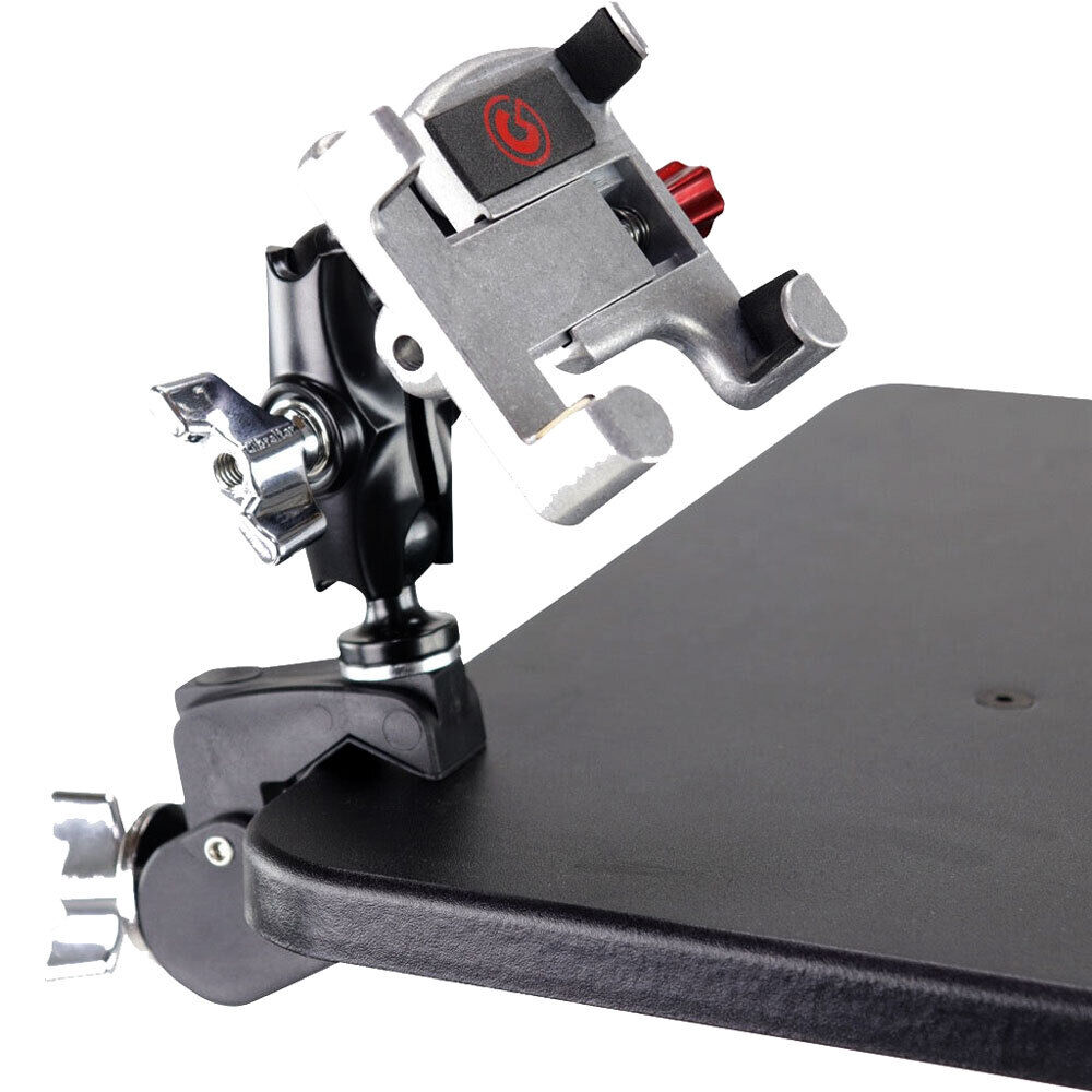 Gibraltar Dual Adjust All-Cast Metal Smartphone Holder with Heavy-Duty C Clamp — view 6