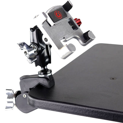 Gibraltar Dual Adjust All-Cast Metal Smartphone Holder with Heavy-Duty C Clamp — view 6