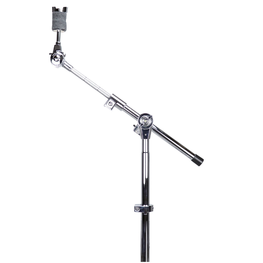 Gibraltar Extendable Cymbal Boom Arm with Brake Tilter, 13"-21.5" Adjustable Boom, 9" Down Tube, 12.7mm Knurled Rod, Gearless Tilter