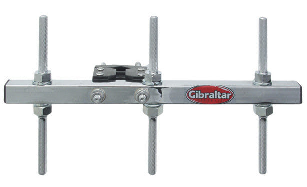 Gibraltar 3-Post Accessory Mount Clamp, 12" Long, Holds 6 Items, 9.5mm Knurled Posts (1 Pack)