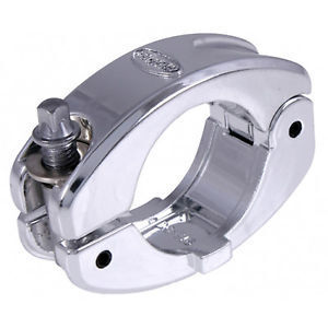 Gibraltar Chrome Series Hinged Memory Lock Clamp with Drum Key Adjust - Pk 1