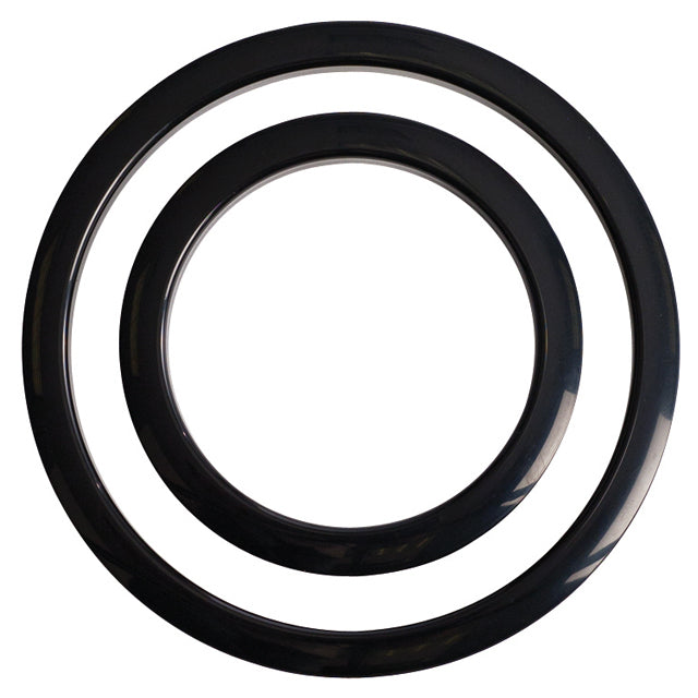 Gibraltar 4" Black Port Hole Protector Ring for Bass Drum - Pk 1