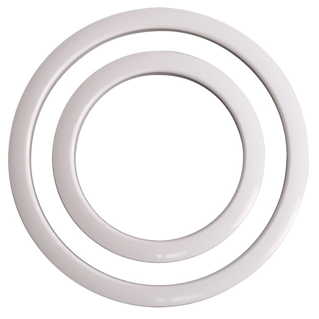 Gibraltar 4" Bass Drum Port Hole Protector Ring - White Finish - Pack of 1
