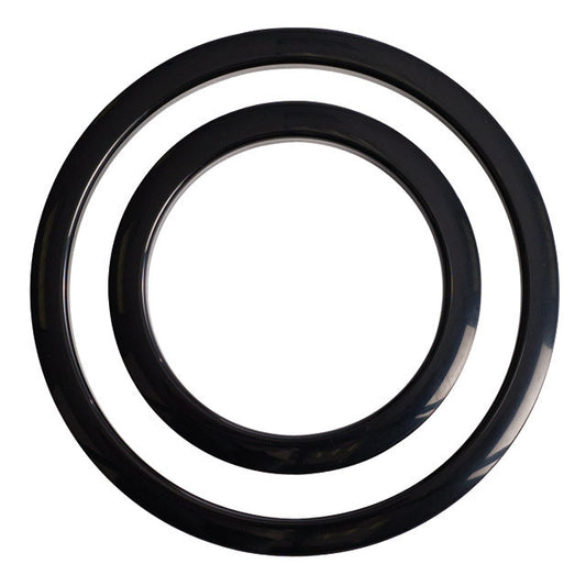 Gibraltar 6" Black Port Hole Protector Ring for Bass Drum - Pk 1