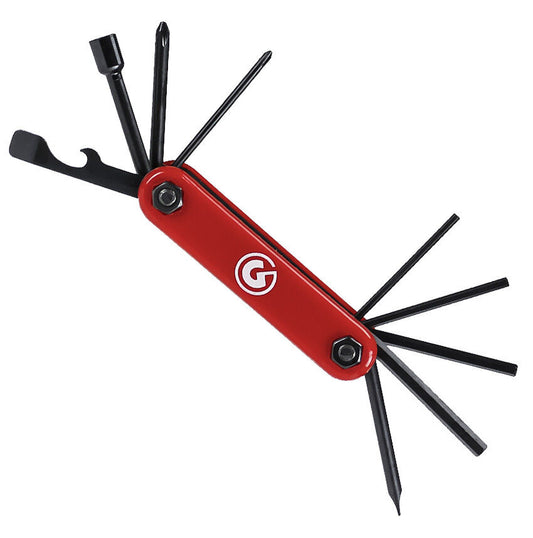 Gibraltar Pocket Multi Tool with Phillips & Flat Head Screwdrivers, Drum Key, Bottle Opener, 4 Allen Keys - Pk1