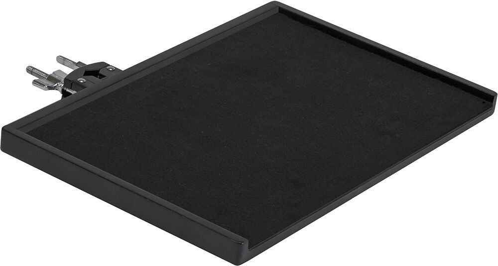 Gibraltar Sidekick Essentials Percussion Table with Mount, 16" x 10", Black Felt Lined, Clamp for Cymbal or Hi Hat Stand — view 2