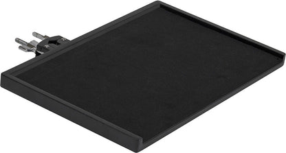 Gibraltar Sidekick Essentials Percussion Table with Mount, 16" x 10", Black Felt Lined, Clamp for Cymbal or Hi Hat Stand — view 2