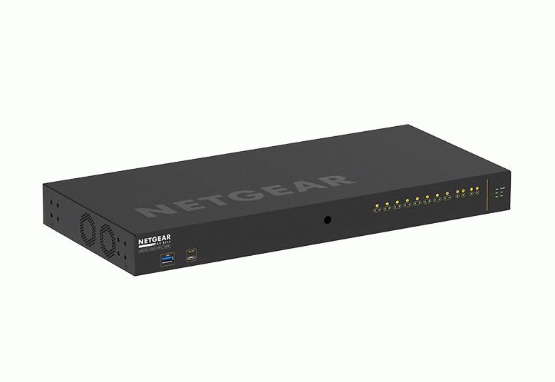 Netgear Av Line 10-Port Managed Switch, Poe+(8) 125W, Gbe(2), Sfp(2), Life Wty — view 2