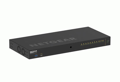 Netgear Av Line 10-Port Managed Switch, Poe+(8) 125W, Gbe(2), Sfp(2), Life Wty — view 2