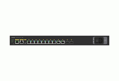 Netgear Av Line 10-Port Managed Switch, Poe+(8) 125W, Gbe(2), Sfp(2), Life Wty — view 3