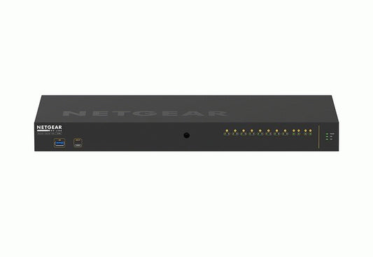Netgear Av Line 10-Port Managed Switch, Poe+(8) 240W, Gbe(2), Sfp+(2), Life Wty