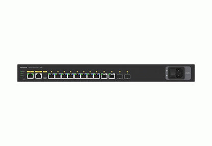 Netgear Av Line 10-Port Managed Switch, Poe+(8) 240W, Gbe(2), Sfp+(2), Life Wty — view 3