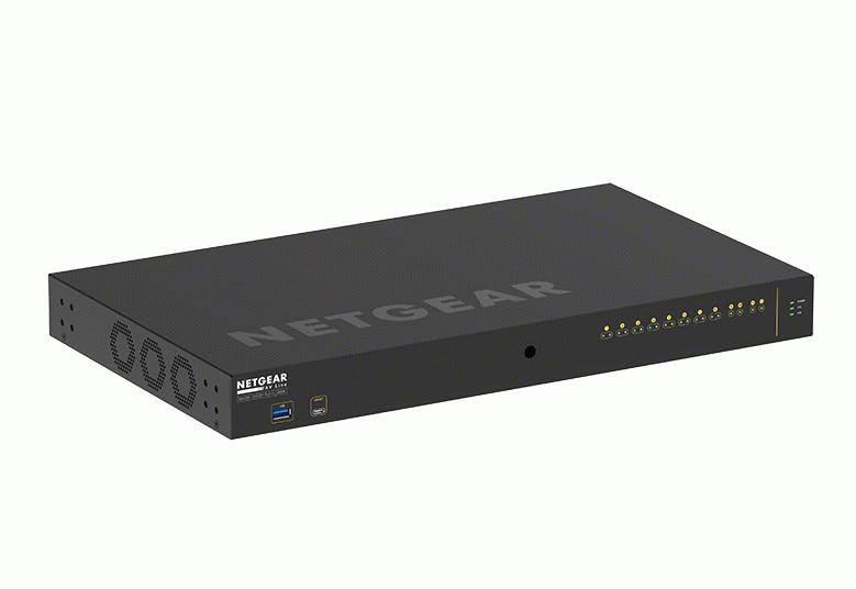 Netgear Av Line 10-Port Managed Switch, Utra90 Poe++(8) 720W, Gbe(2), Sfp+(2), Life Wty — view 2