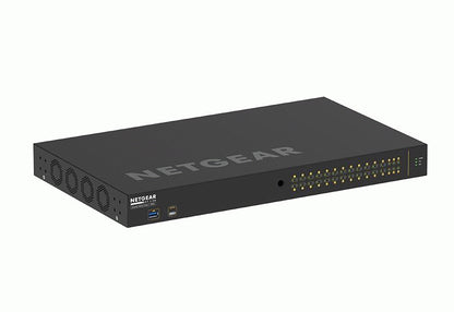 Netgear Av Line 26-Port Managed Switch, Poe+(24) 300W, Gbe(2), Sfp(4), Life Wty — view 2