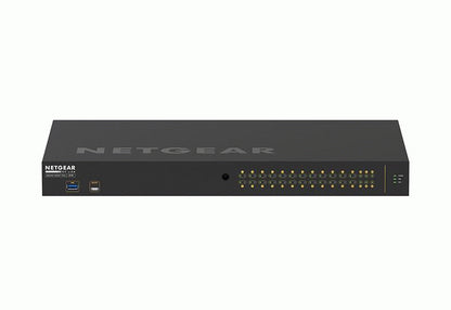 Netgear Av Line 26-Port Managed Switch, Poe+(24) 300W, Gbe(2), Sfp(4), Life Wty