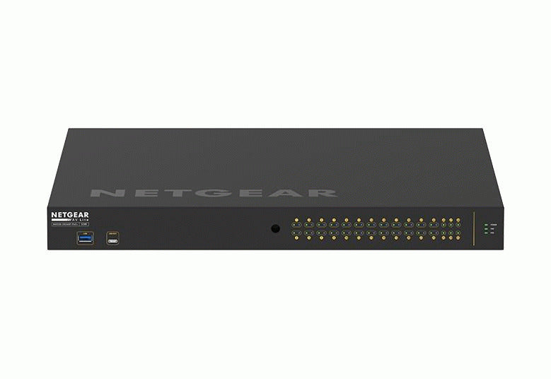 Netgear Av Line 26-Port Managed Switch, Poe+ (24) 480W, Gbe(2), Sfp+(4), Life Wty