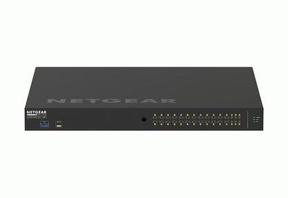 Netgear Av Line 26-Port Managed Switch, Poe+ (24) 480W, Gbe(2), Sfp+(4), Life Wty
