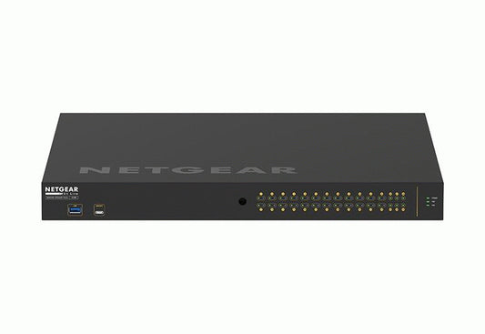 Netgear Av Line 26-Port Managed Switch, Poe+ (24) 480W, Gbe(2), Sfp+(4), Life Wty