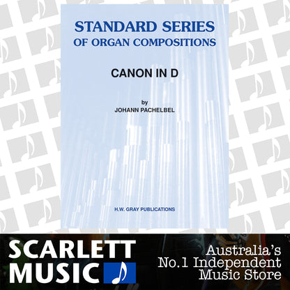 Canon in D Organ Solo Sheet Music — view 2