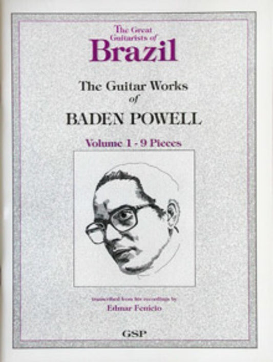Great Guitarists Of Brazil Baden Powell Book 1 Guitar Book