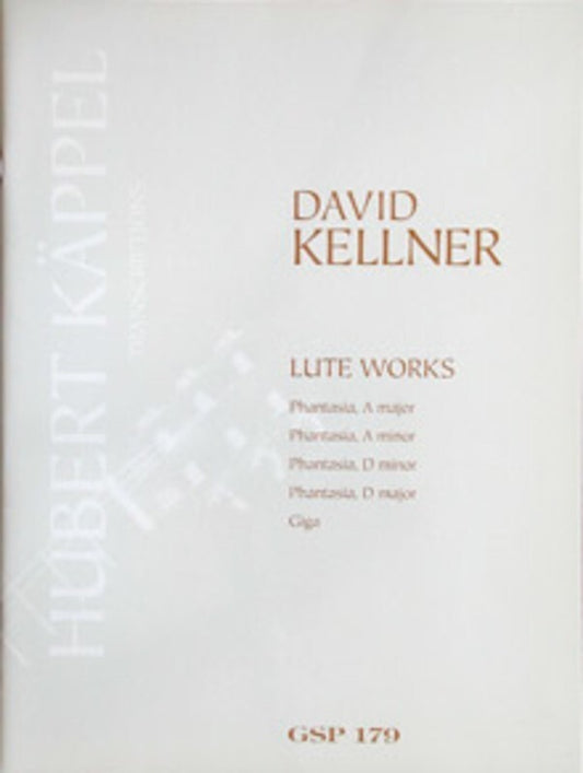 Kellner - Lute Works For Guitar Arr Kappel (Softcover Book)