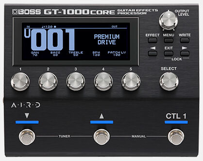 BOSS GT-1000CORE Guitar Effects Processor - Compact DSP Stompbox with AIRD Technology and 24 Amp Models