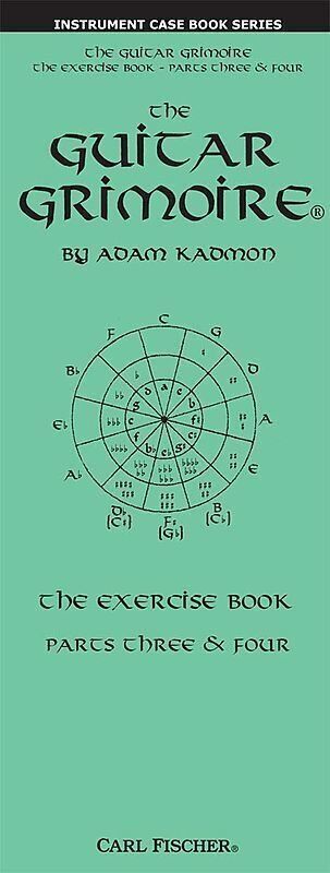 The Guitar Grimoire Exercise Book Parts 3 & 4 by Adam Kadmon, 192 Pages, Carl Fischer Music