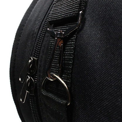GT Deluxe 10" x 9" Tom Drum Bag - Black, 600 Denier Nylon, High-Density Padding, Lined Interior, Heavy Duty Zippers, Padded Handles & Straps — view 5