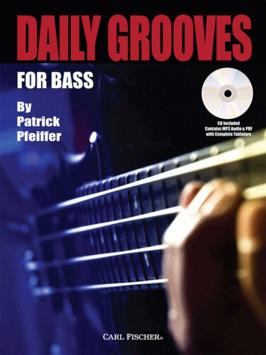 Daily Grooves For Bass Book/CD Book