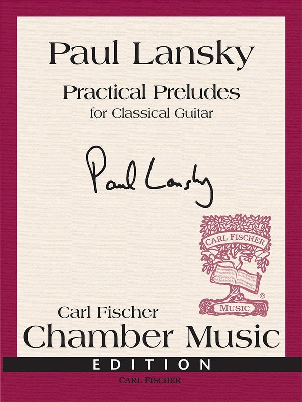 Lansky - Practical Preludes For Classical Guitar Softcover Book (Classical Guitar)
