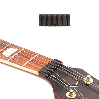 Graph Tech The Un-Lock Nut GT6517 for Floyd Rose Original #2 - Black Tusq XL, 10" Radius, Pre-Slotted, Fits Up to 60 Gauge Low E String — view 4